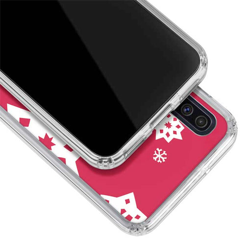Elf OMG Santas Coming Galaxy A50 Clear Case