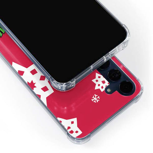 Elf OMG Santas Coming Galaxy A55 5G Clear Case