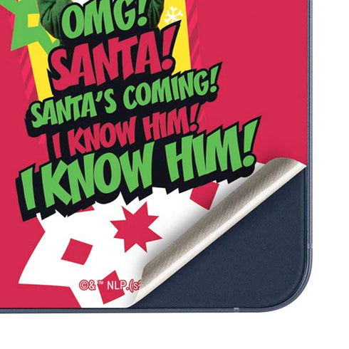 Elf OMG Santas Coming Galaxy A55 5G Skin