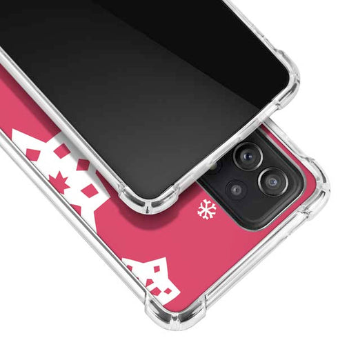 Elf OMG Santas Coming Galaxy A72 5G Clear Case