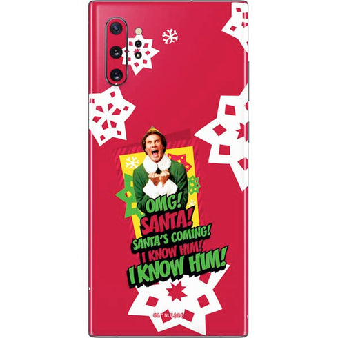 Elf OMG Santas Coming Galaxy Note 10 Plus Skin