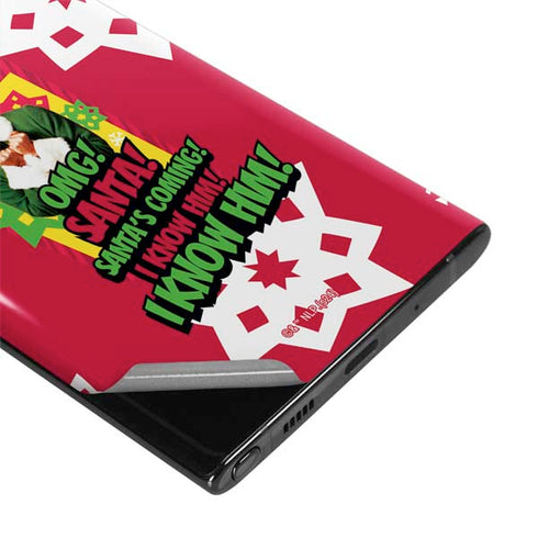 Elf OMG Santas Coming Galaxy Note 10 Plus Skin