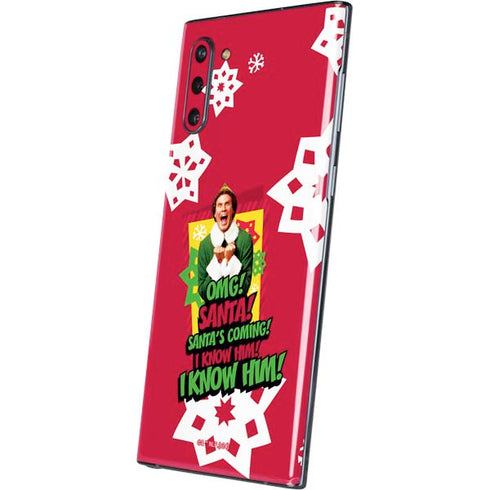Elf OMG Santas Coming Galaxy Note 10 Skin