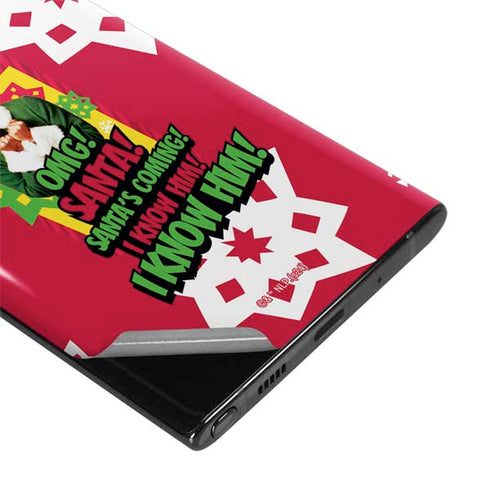Elf OMG Santas Coming Galaxy Note 10 Skin
