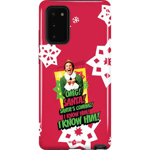 Elf OMG Santas Coming Galaxy Note20 5G Pro Case