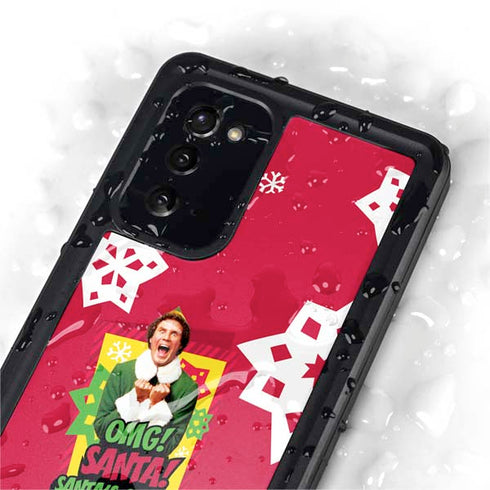 Elf OMG Santas Coming Galaxy Note20 5G Waterproof Case