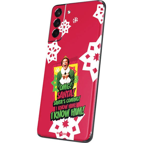 Elf OMG Santas Coming Galaxy S21 5G Skin