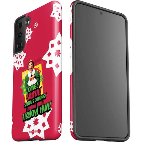 Elf OMG Santas Coming Galaxy S21 Plus 5G Pro Case