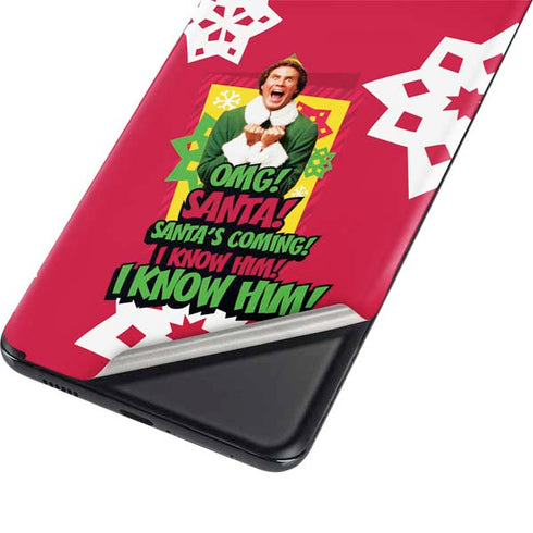 Elf OMG Santas Coming Galaxy S21 Plus 5G Skin