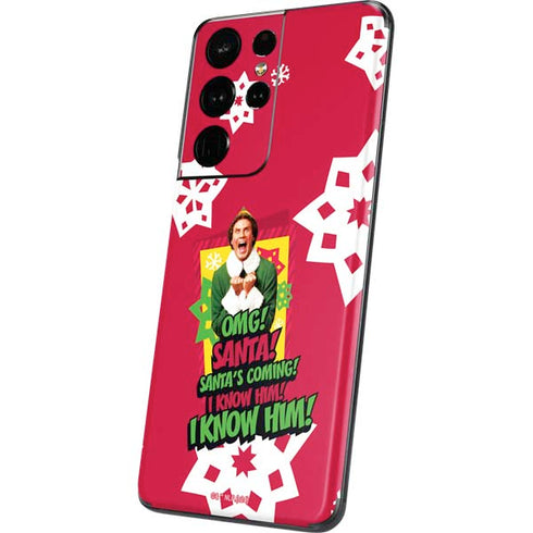 Elf OMG Santas Coming Galaxy S21 Ultra 5G Skin