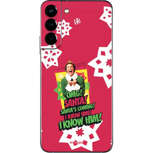 Elf OMG Santas Coming Galaxy S22 Plus Skin