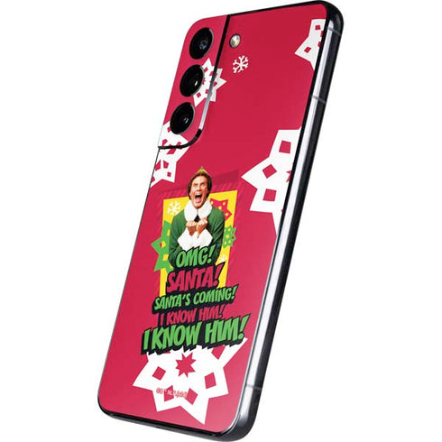 Elf OMG Santas Coming Galaxy S22 Plus Skin
