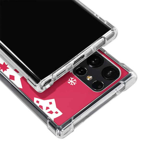 Elf OMG Santas Coming Galaxy S22 Ultra Clear Case