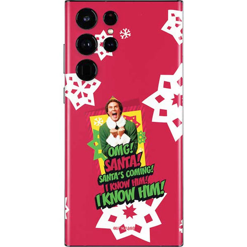 Elf OMG Santas Coming Galaxy S22 Ultra Skin