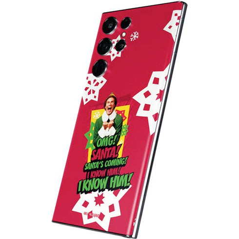 Elf OMG Santas Coming Galaxy S22 Ultra Skin