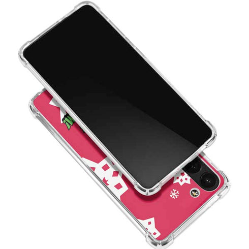 Elf OMG Santas Coming Galaxy S23 Plus Clear Case