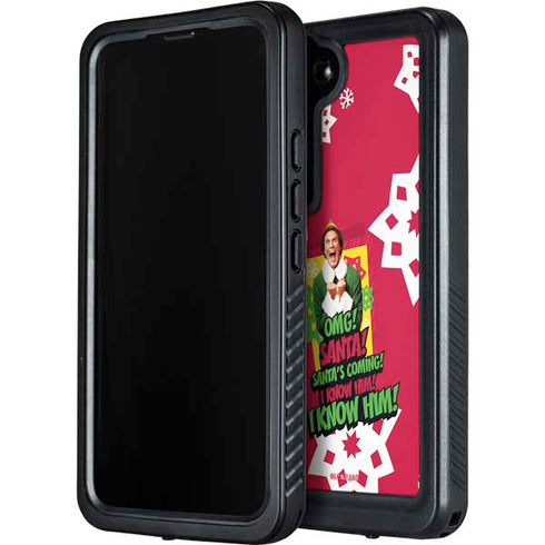 Elf OMG Santas Coming Galaxy S23 Plus Waterproof Case