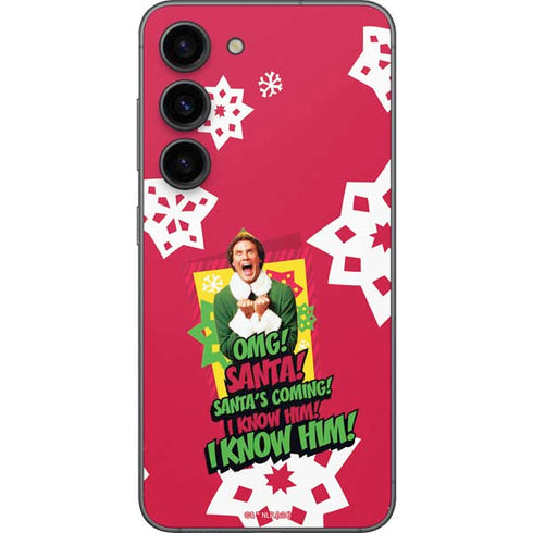 Elf OMG Santas Coming Galaxy S23 Skin