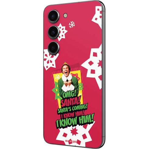 Elf OMG Santas Coming Galaxy S23 Skin