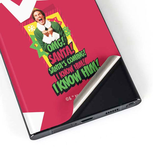 Elf OMG Santas Coming Galaxy S23 Ultra Skin