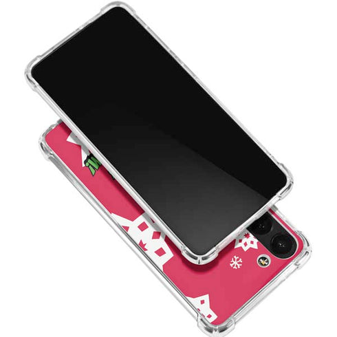 Elf OMG Santas Coming Galaxy S24 FE Clear Case