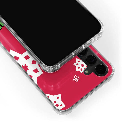Elf OMG Santas Coming Galaxy S24 Plus Clear Case