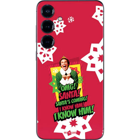 Elf OMG Santas Coming Galaxy S25 Plus Skin