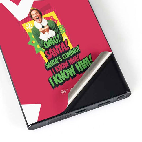 Elf OMG Santas Coming Galaxy S25 Ultra Skin
