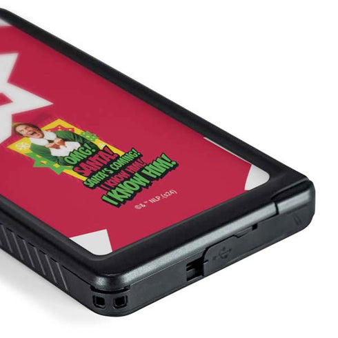 Elf OMG Santas Coming Galaxy S24 Ultra Waterproof Case