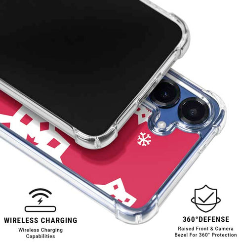 Elf OMG Santas Coming Galaxy S25 Clear Case