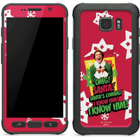 Elf OMG Santas Coming Galaxy S7 Active Skin