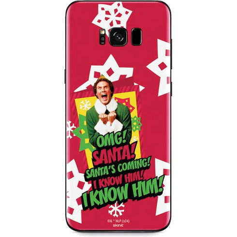Elf OMG Santas Coming Galaxy S8 Plus Skin