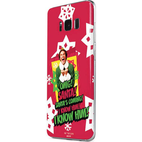Elf OMG Santas Coming Galaxy S8 Plus Skin