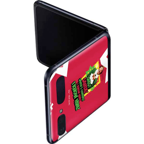 Elf OMG Santas Coming Galaxy Z Flip Skin