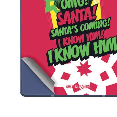 Elf OMG Santas Coming Galaxy Z Fold6 Skin