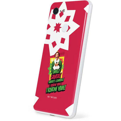Elf OMG Santas Coming Google Pixel 3 Skin
