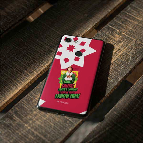 Elf OMG Santas Coming Google Pixel 3 Skin