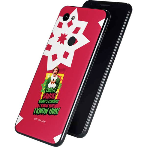 Elf OMG Santas Coming Google Pixel 3a XL Skin