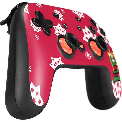 Elf OMG Santas Coming Google Stadia Controller Skin