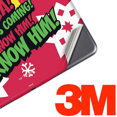 Elf OMG Santas Coming iPad Skins