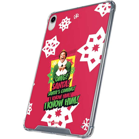 Elf OMG Santas Coming iPad 11th Gen (2025) Clear Case