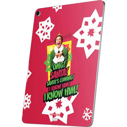 Elf OMG Santas Coming Apple iPad Air Skin