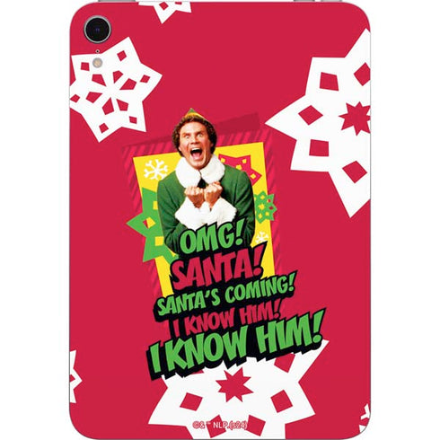 Elf OMG Santas Coming Apple iPad Mini Skin