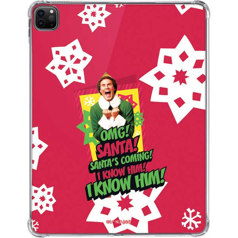 Elf OMG Santas Coming iPad Pro 11in (2024) Clear Case