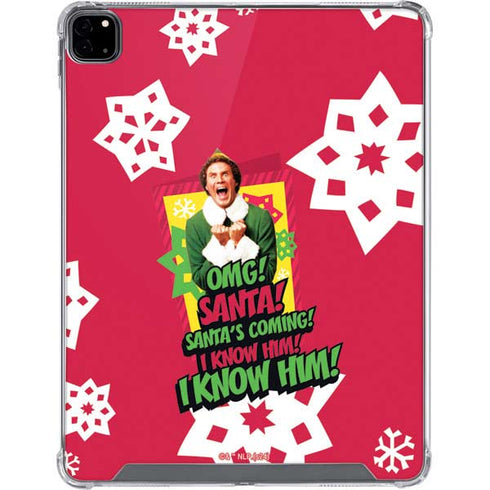 Elf OMG Santas Coming iPad Pro 12.9in (2020) Clear Case