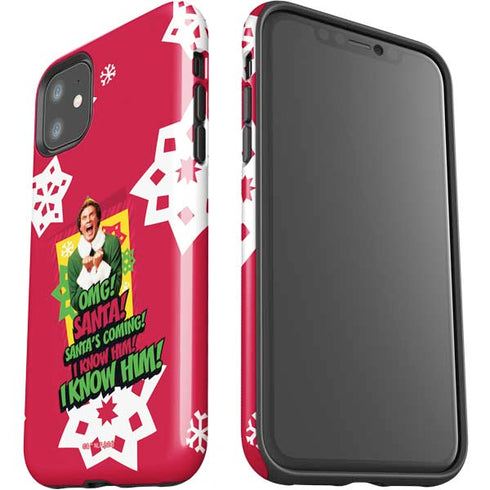 Elf OMG Santas Coming iPhone 11 Impact Case