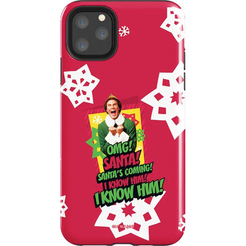 Elf OMG Santas Coming iPhone 11 Pro Max Impact Case