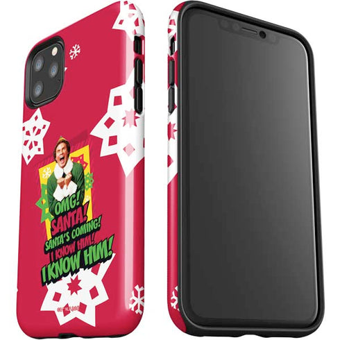 Elf OMG Santas Coming iPhone 11 Pro Max Impact Case