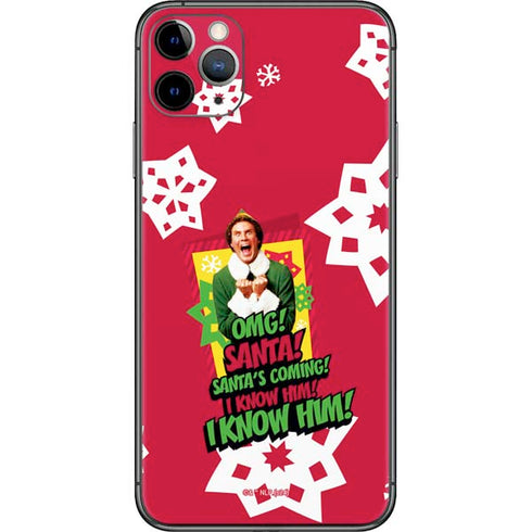 Elf OMG Santas Coming iPhone 11 Pro Max Skin