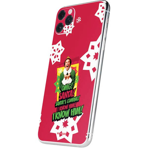 Elf OMG Santas Coming iPhone 11 Pro Max Skin